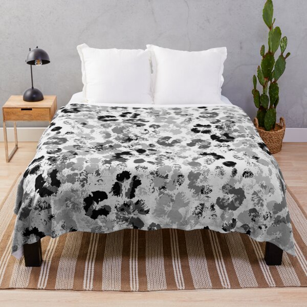 Item preview, Gray Splashed Flowers designed and sold by Carolina Diaz.