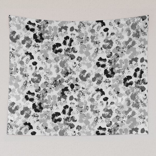 Item preview, Gray Splashed Flowers designed and sold by Carolina Diaz.