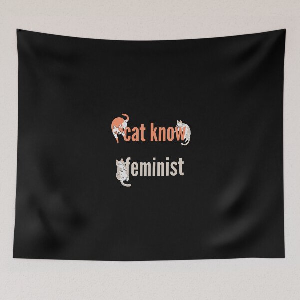 Item preview, cat know Feminist designed and sold by yusufdehbi.