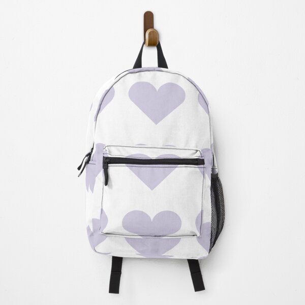 Item preview, Large LILAC & WHITE LOVE HEARTS designed and sold by RachelMacht.