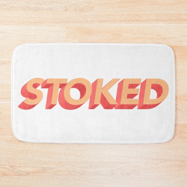 Item preview, Stoked Typography Logo Orange designed and sold by SkiBumArt.