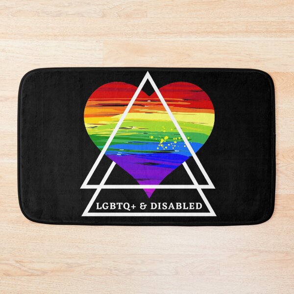 Item preview, Copy of LGBTQ and Disabled heart pride flag  designed and sold by SunnyAlloy.
