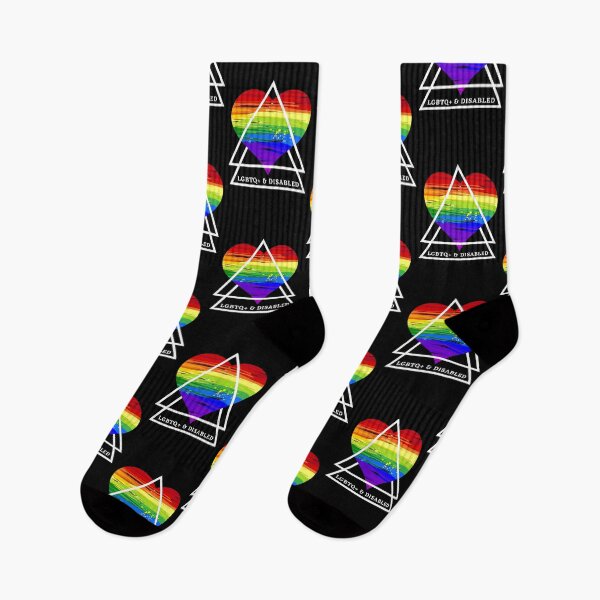 Item preview, Copy of LGBTQ and Disabled heart pride flag  designed and sold by SunnyAlloy.
