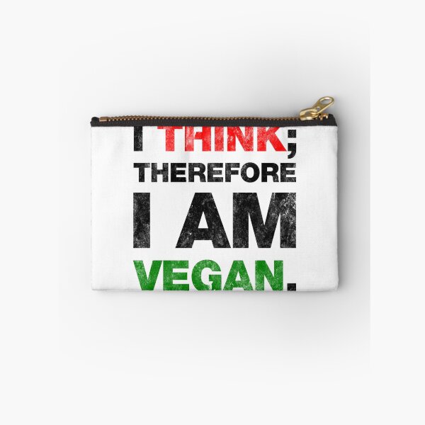 Item preview, I think; therefore I am vegan. designed and sold by ViktorCraft.