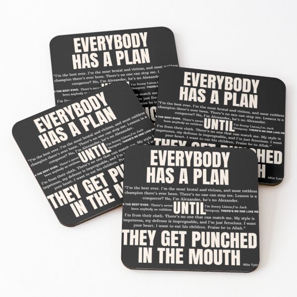 Item preview, Everybody has a plan until the get punched in the mouth, cream color designed and sold by ATB20.