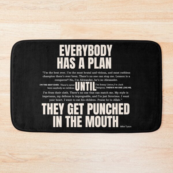 Item preview, Everybody has a plan until the get punched in the mouth, cream color designed and sold by ATB20.
