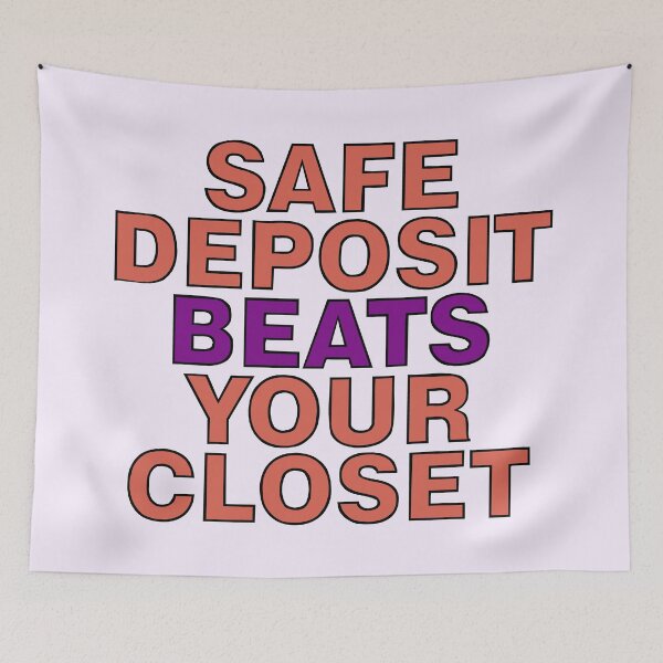 Item preview, Safe Deposit Text designed and sold by kristalcurt.
