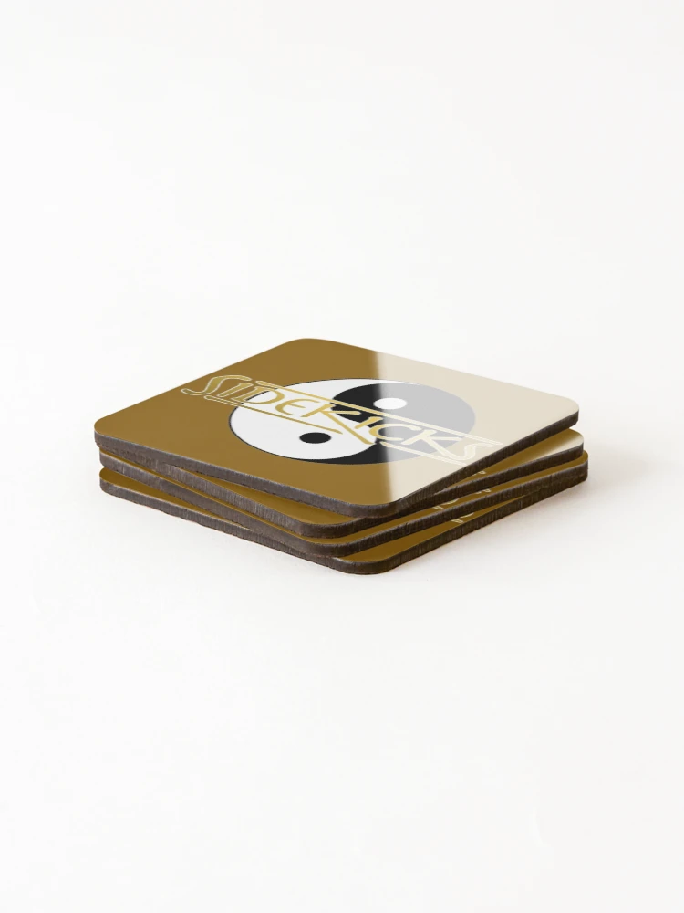 Thumbnail 4 of 5, Coasters (Set of 4), Sidekicks Logo designed and sold by RudderbuttCos.