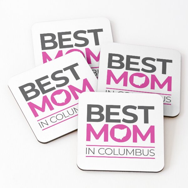 Item preview, Best Mom In Columbus OH (pink/gray) designed and sold by OddPop.
