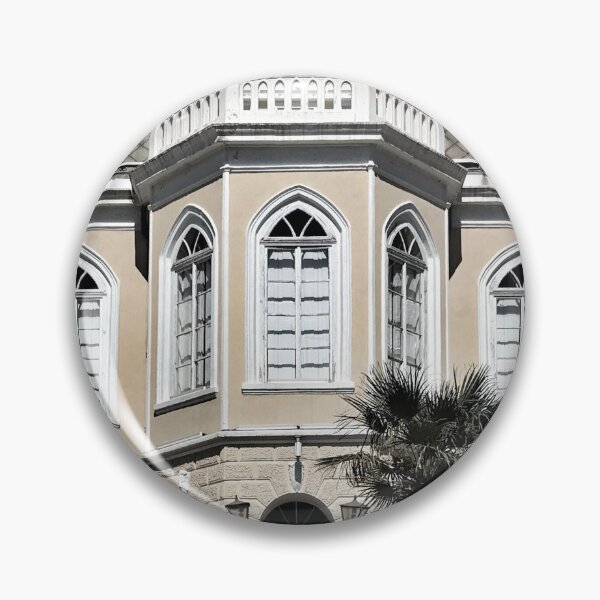 Item preview, Yellow facade with palm designed and sold by alinamiryuk.