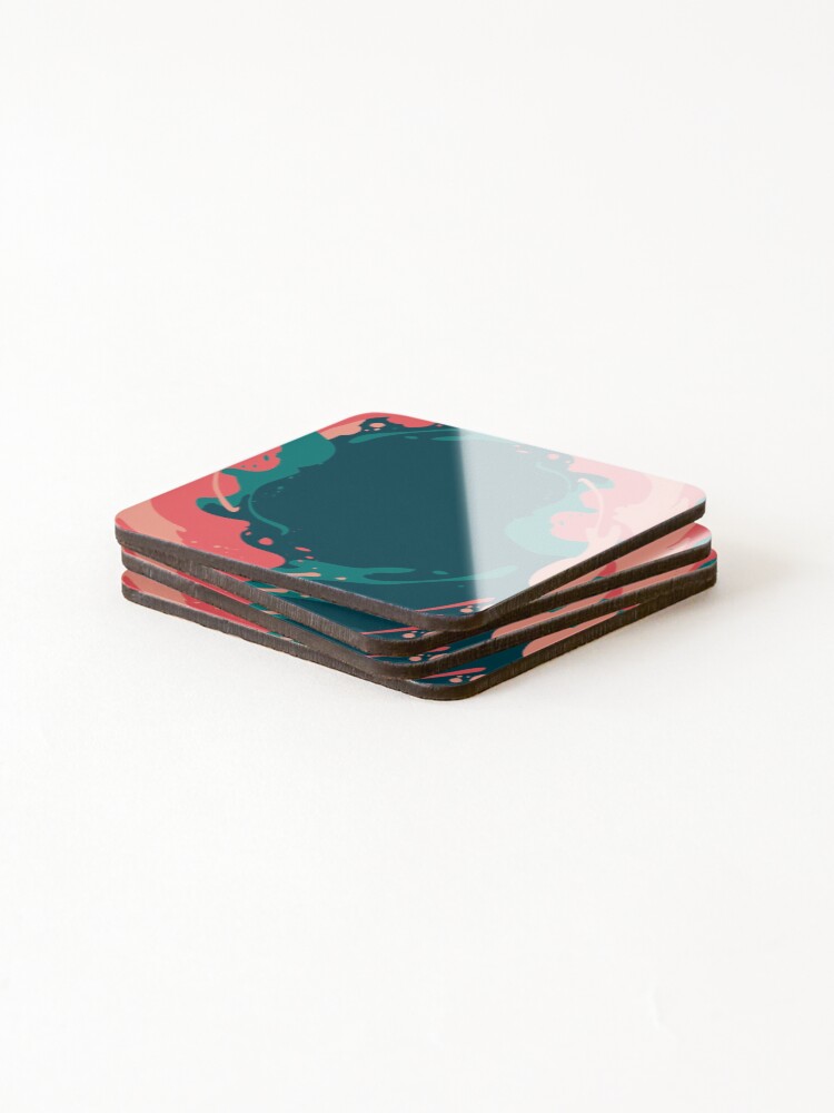 Thumbnail 4 of 5, Coasters (Set of 4), Color Mixture designed and sold by Skycrow.