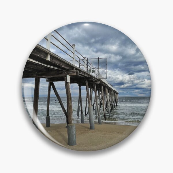 Item preview, Side View Fishing Pier designed and sold by Linda Sannuti.