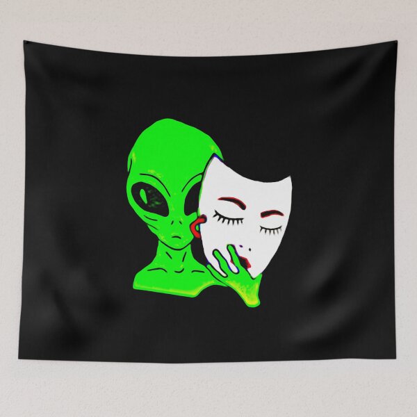 Artikelvorschau, Alien mit Theatermaske entworfen und verkauft von Lunhai.