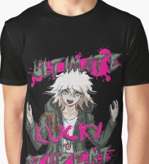 Camiseta gráfica Nagito Komaeda: el mejor estudiante afortunado
