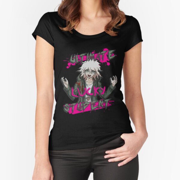 Nagito Komaeda - The Ultimate Lucky Student Fitted Scoop T-Shirt