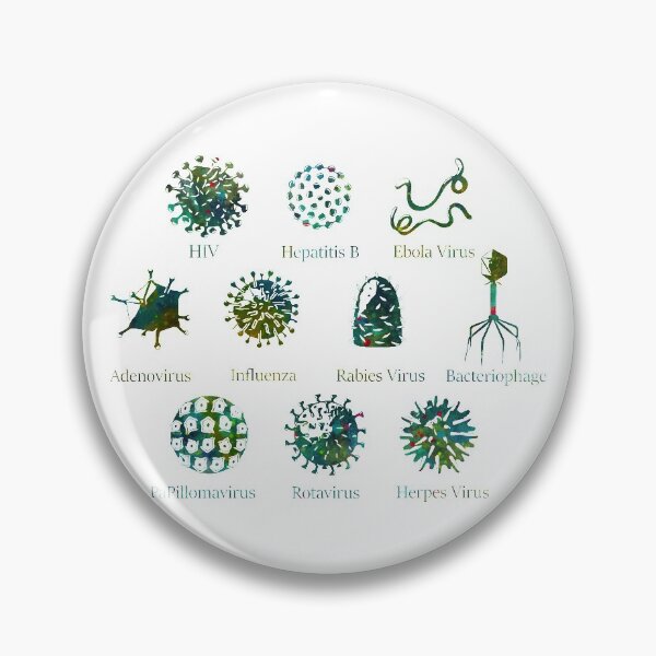 Item preview, Diagram of Different Virus Kinds designed and sold by EvasDreams.