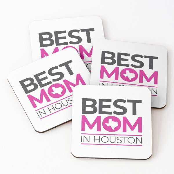 Item preview, Best Mom In Houston (pink/gray) designed and sold by OddPop.