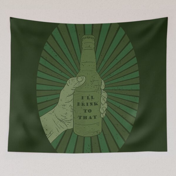 Item preview, I'll Drink To That - Beer Bottle designed and sold by OrNissimDesigns.