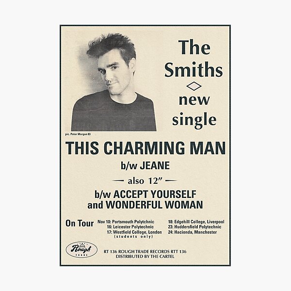The Smiths poster (This charming man) Photographic Print