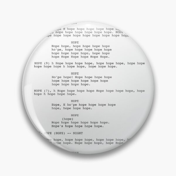 Item preview, Screenplay of Hope designed and sold by GreaterGrander.