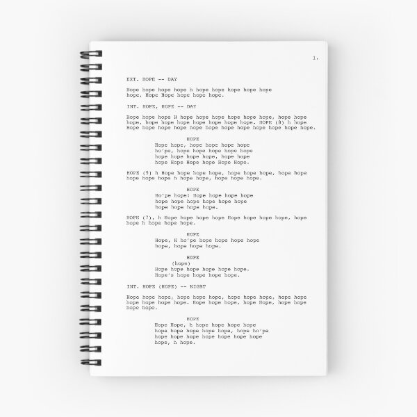 Item preview, Screenplay of Hope designed and sold by GreaterGrander.