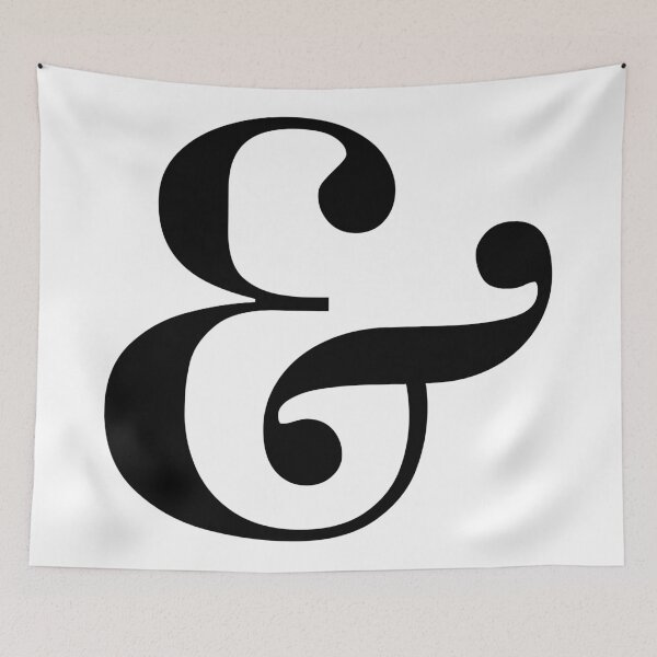 Item preview, Ampersand Typography Text Design designed and sold by kerimeart.