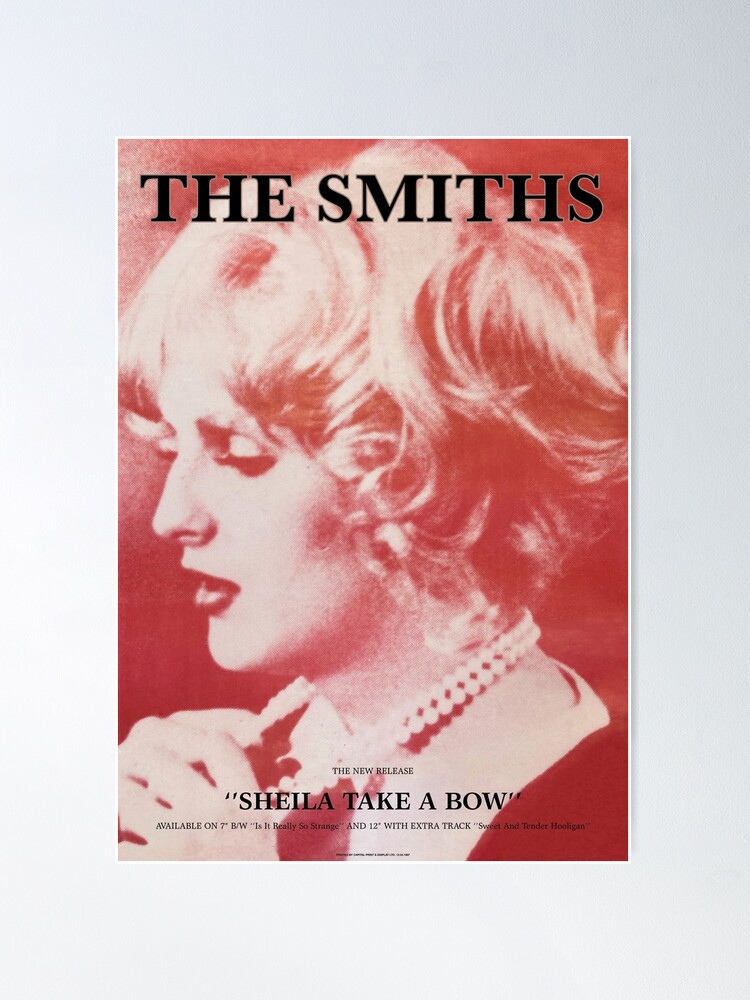 Sheila take a bow poster (The Smiths)