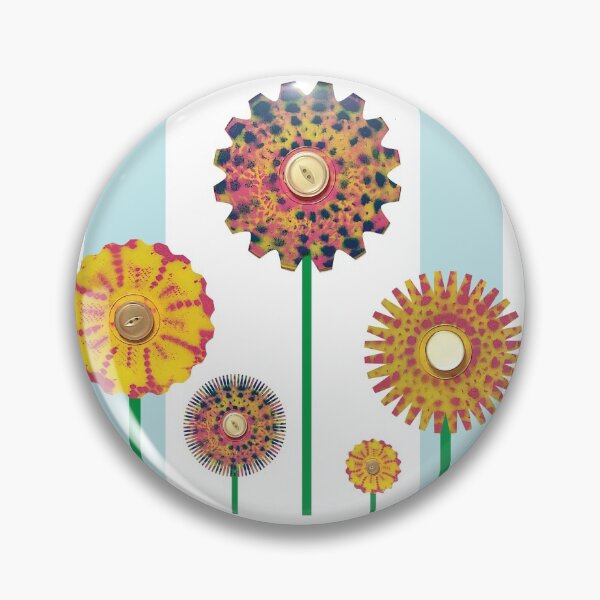 Item preview, Whimsical Button Flowers designed and sold by EmilySutin.