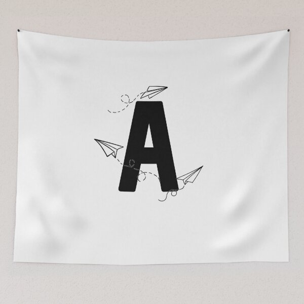 Artikelvorschau, Monogramm mit Papierflugzeugen Buchstabe A. entworfen und verkauft von JustSeasons.