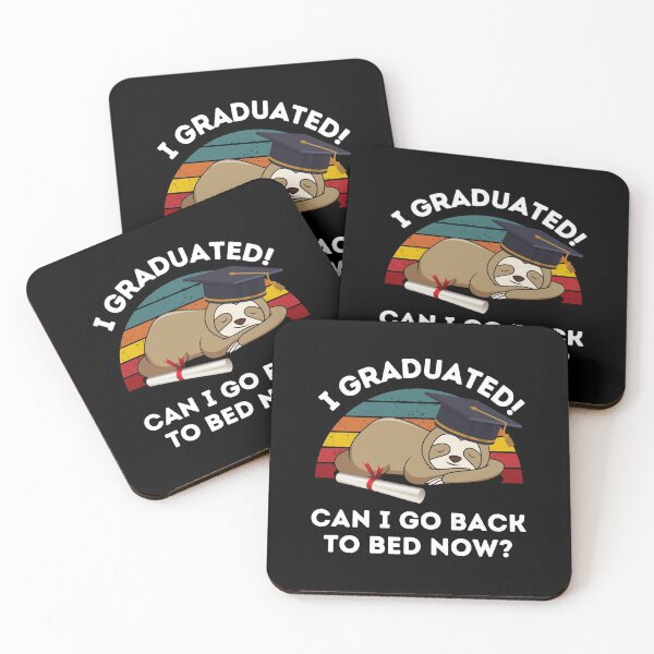 Item preview, I graduated can I go back to bed now? designed and sold by tropicprince.