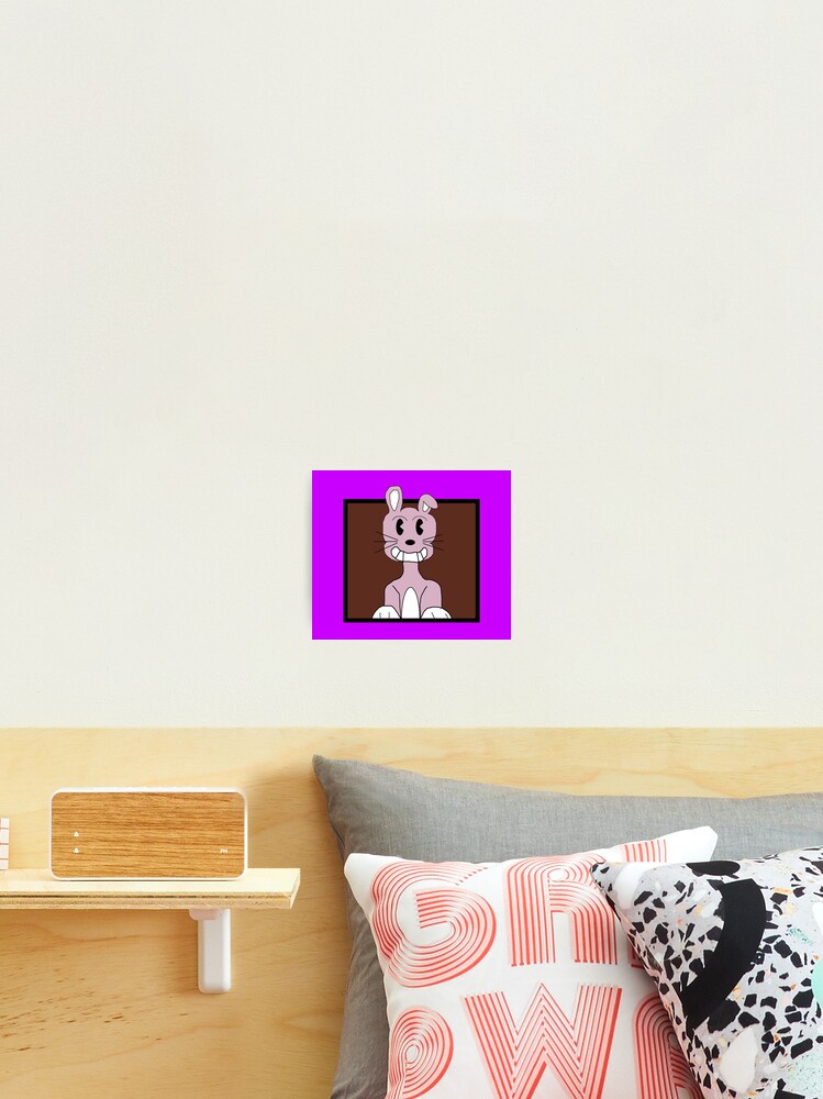 Thumbnail 2 of 3, Photographic Print, Cartoon Rabbit designed and sold by RudderbuttCos.