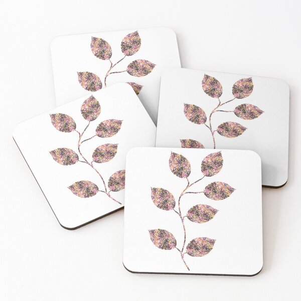 Item preview, Contemporary leaves design in orange designed and sold by Marion Yeo.