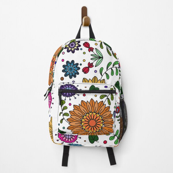 Item preview, Bright, Vibrant, Colorful Flowers On White Background designed and sold by Gsallicat.