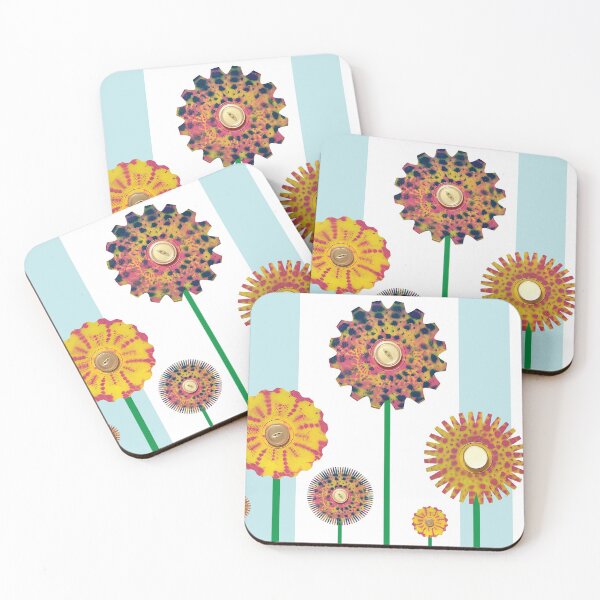 Item preview, Whimsical Button Flowers designed and sold by EmilySutin.