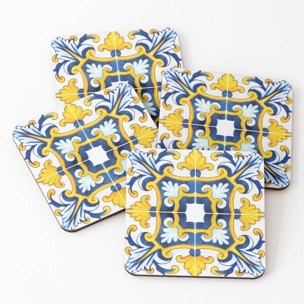 Item preview, ELEGANT VILLA TILE YELLOW DESIGN  designed and sold by Jonsa.