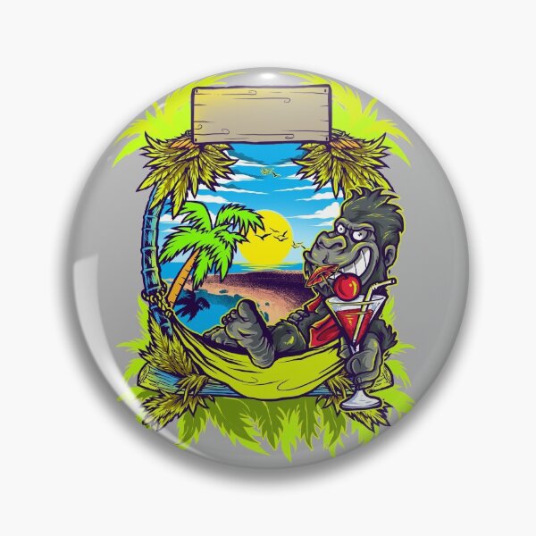 Item preview, Gorilla at the beach designed and sold by tmavaz.