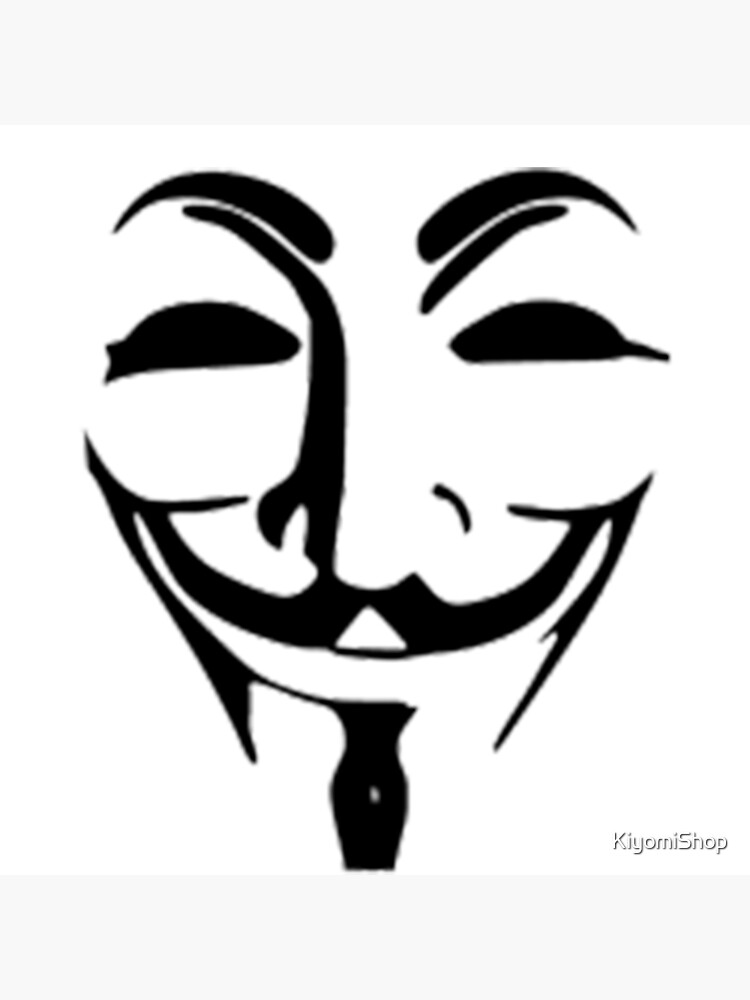 defekt Bestået Udholdenhed Anonymous Mask - Guy Fawkes" Art Print for Sale by KiyomiShop | Redbubble