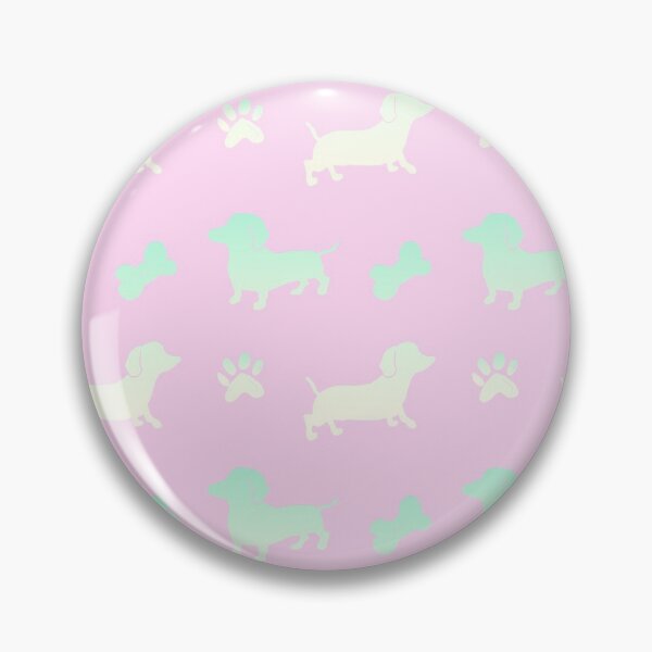 Item preview, Dachshund Pastel Pattern designed and sold by RoserinArt.