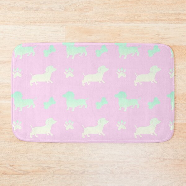 Item preview, Dachshund Pastel Pattern designed and sold by RoserinArt.