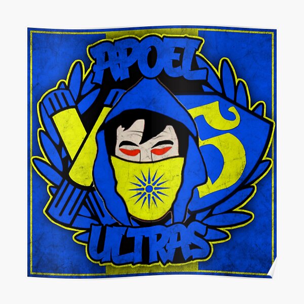 Apoel Ultras Poster By Nicosiachamps26 Redbubble