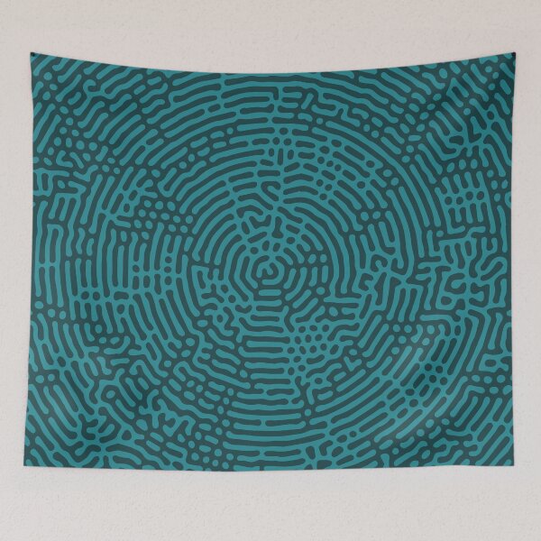 Item preview, Radial Turing Pattern (Green) designed and sold by John Uttley.