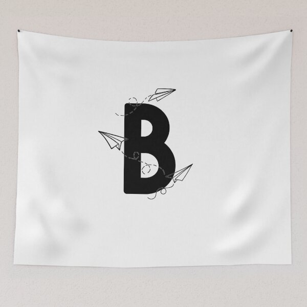 Item preview, Monogram with paper planes letter B designed and sold by JustSeasons.