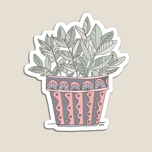 Potted Plant Magnet
