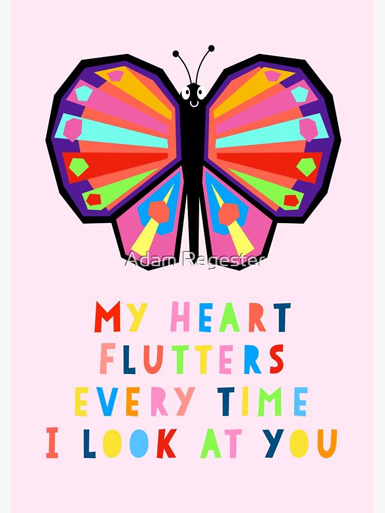 You Make My Heart Flutter | Sticker