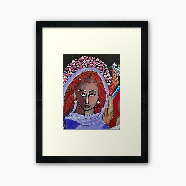 MARY MAGDALENE ICON Framed Art Print