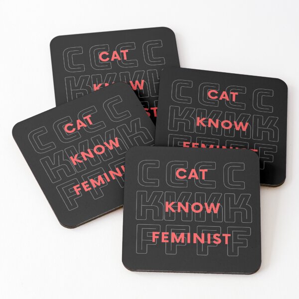 Item preview, cat know Feminist designed and sold by yusufdehbi.
