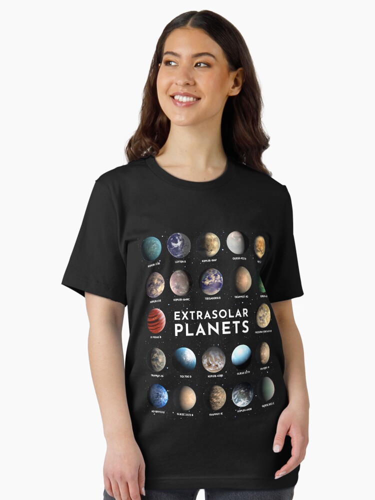 Thumbnail 2 of 7, Essential T-Shirt, Exoplanets - extrasolar planets designed and sold by Mila1946.