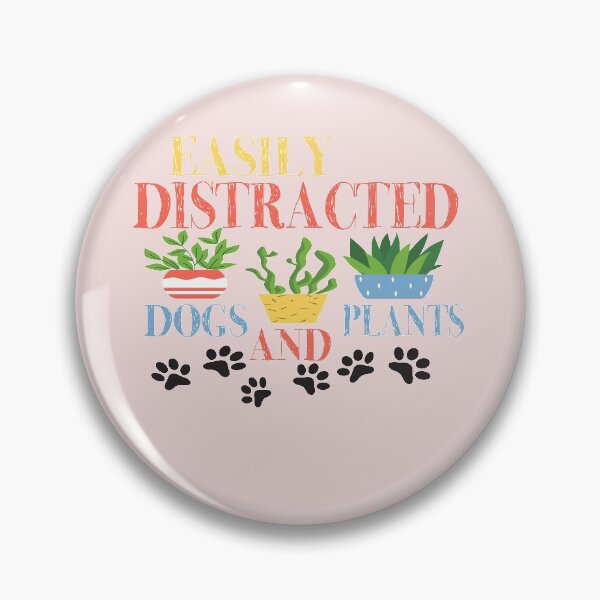 Item preview,  Easily Distracted By Dogs And Plants ,plants,gardening,distracted,funny,easily distracted,cute,nature,distracted by,farmer,plant,easily, Essential T-Shirt designed and sold by AMZBlacKStore.