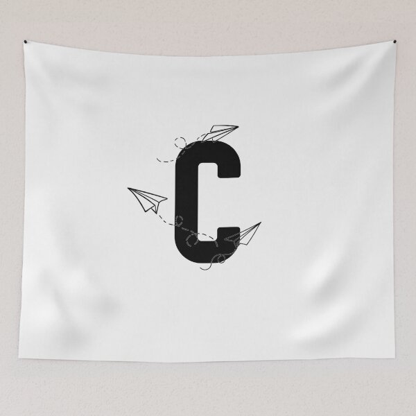 Item preview, Monogram with paper planes letter C designed and sold by JustSeasons.