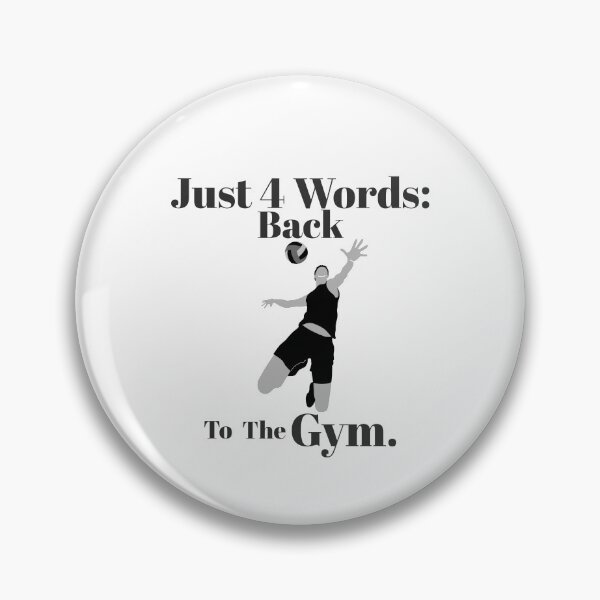 Item preview, Back to the gym, volleyball designed and sold by LemonBlueTigers.